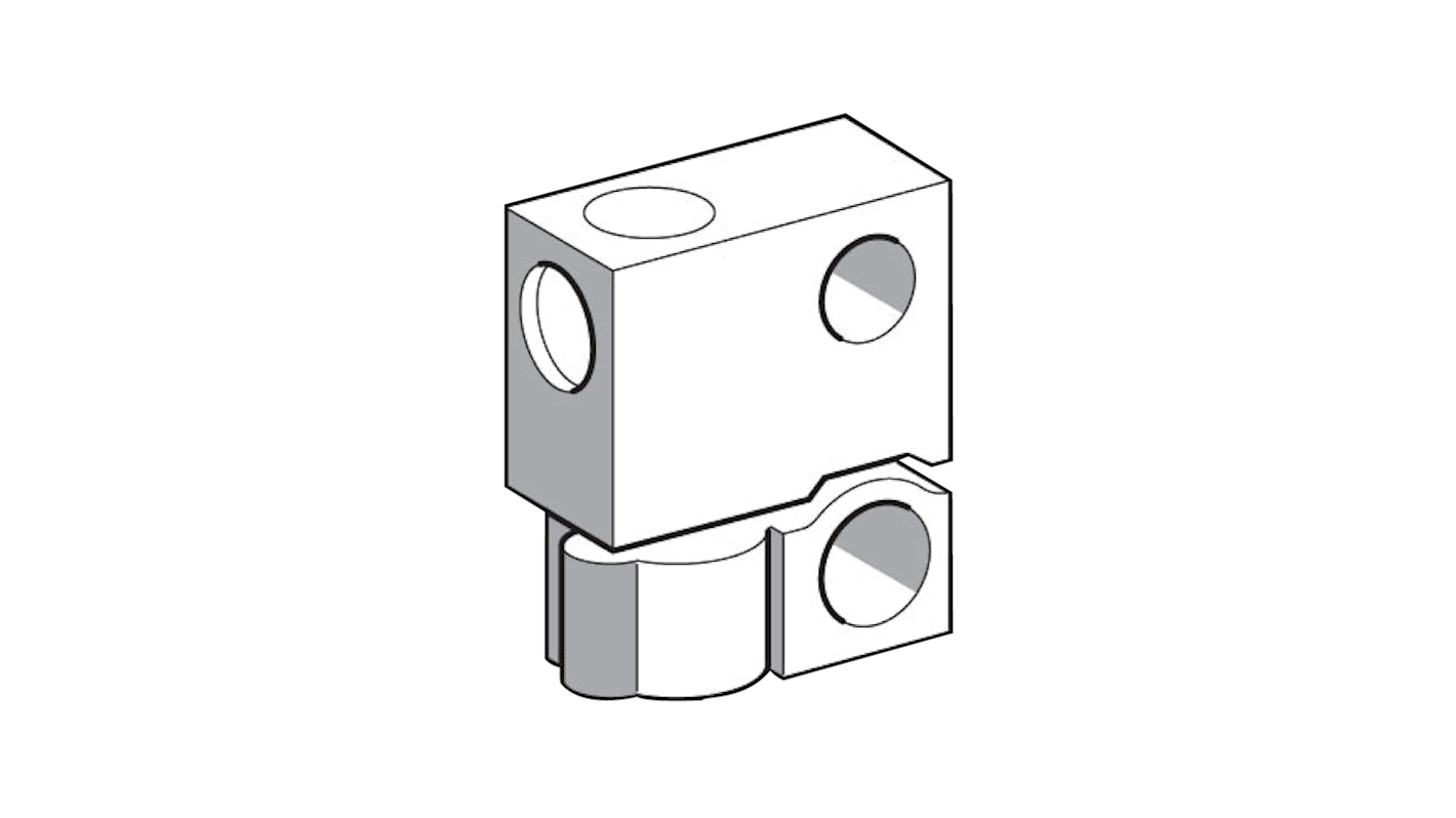 Pinza fija con lente Telemecanique Sensors, para XUFZ910, XUFZ911, XUFZ920, XUFZ921