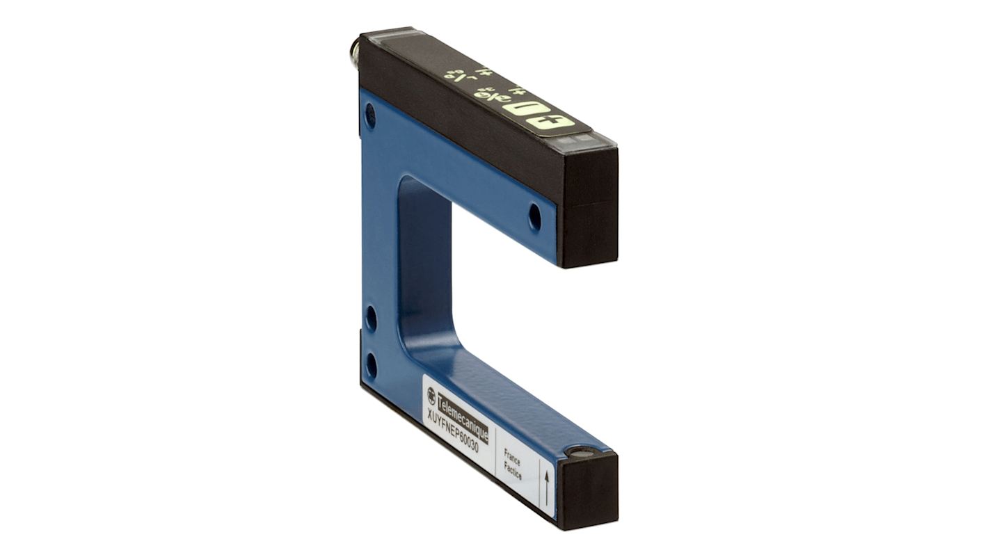 Fotoelektrický snímač, řada: XUY 30 mm rozvětvený M8 4 pinový konektor, výstup: PNP/NPN Jednocestný