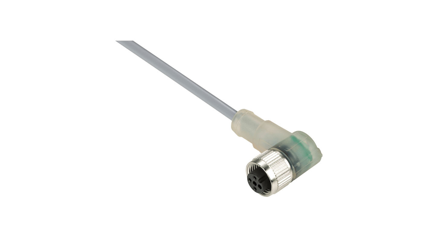 Cable de conexión Telemecanique Sensors, con. A M12 Hembra, 3 polos, long. 5m