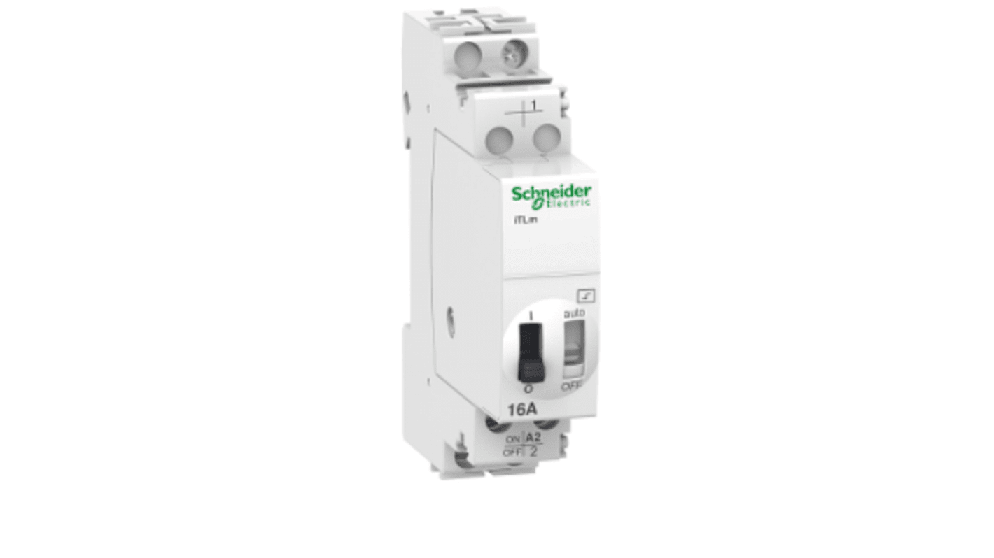 Relè di potenza Schneider Electric serie ITLm, bobina 230 → 240V ca, Guida DIN