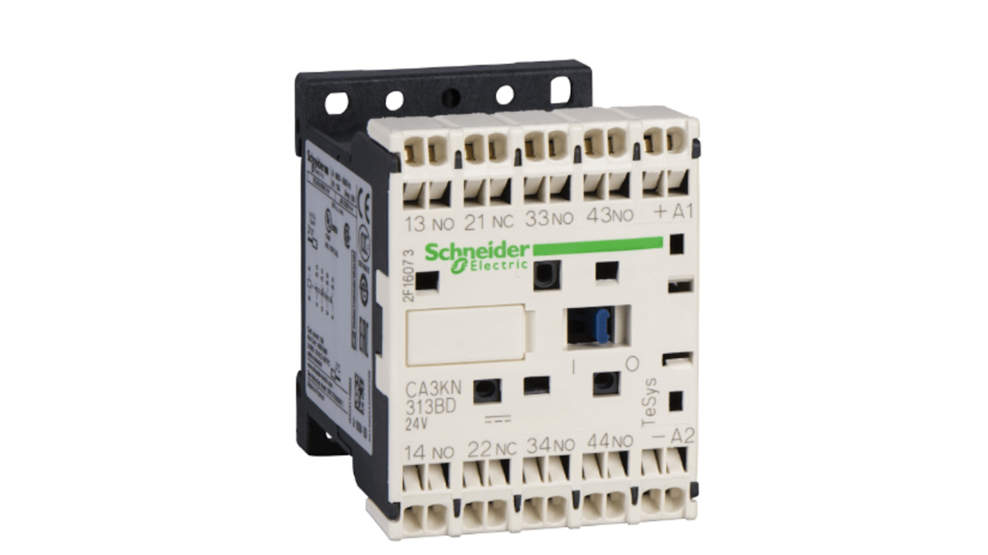 CA3KN313BD3 Schneider Electric Control Relay 3NO + 1NC, 10 A Contact