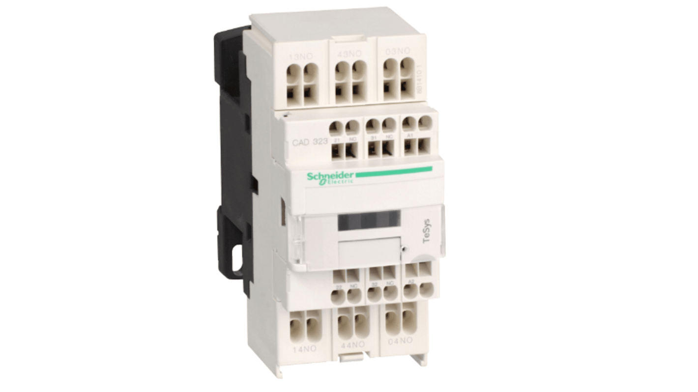 Relais de contrôle Schneider Electric, 3 NO + 2 NF, 10 A