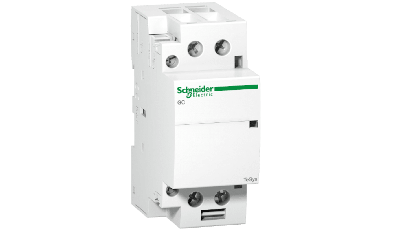 Contattore Schneider Electric, 2 poli, 2NC, 40 A, bobina 240 V