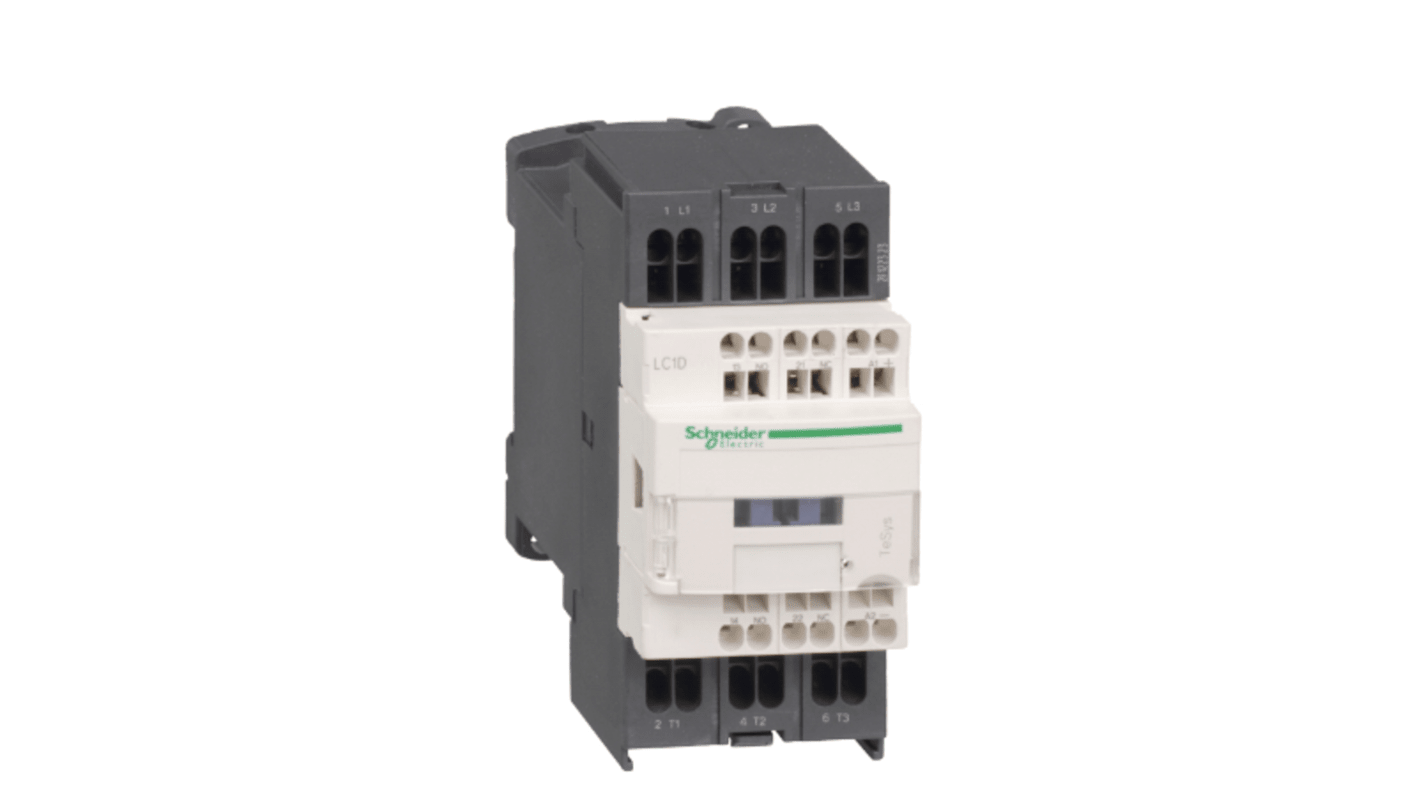 Contattore Schneider Electric, 3 poli, 3 NA, 25 A, 5,5 kW, bobina 110 V