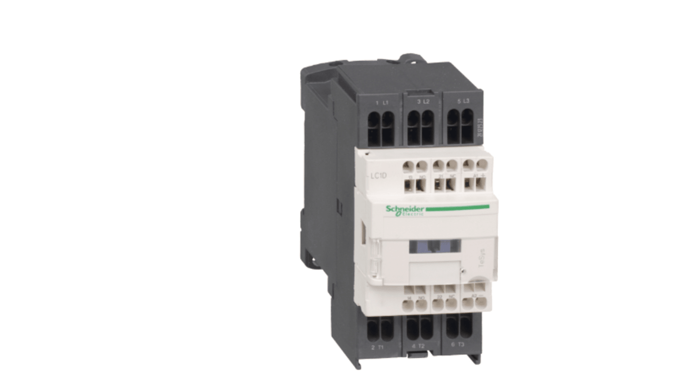 Contattore Schneider Electric, 3 poli, 3 NA, 32 A, 7,5 kW, bobina 110 V