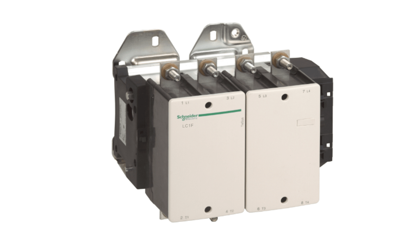 Contattore Schneider Electric, 4 poli, 4 NA, 500 A, bobina 440 V