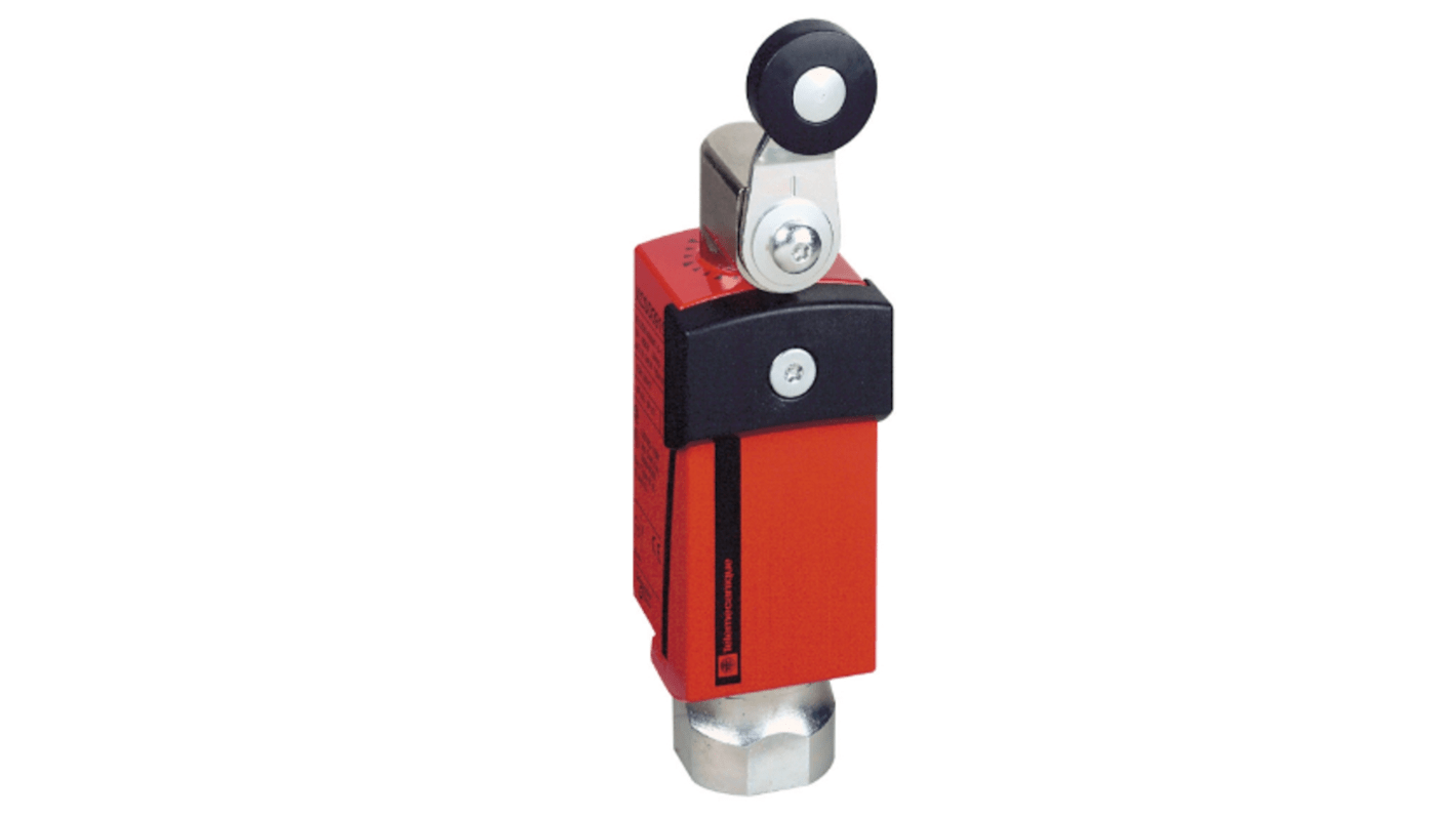 Telemecanique Sensors Roller Lever Limit Switch, 2NC/1NO, IP66, IP67, 3P, Metal Housing, 300V ac Max, 6A Max