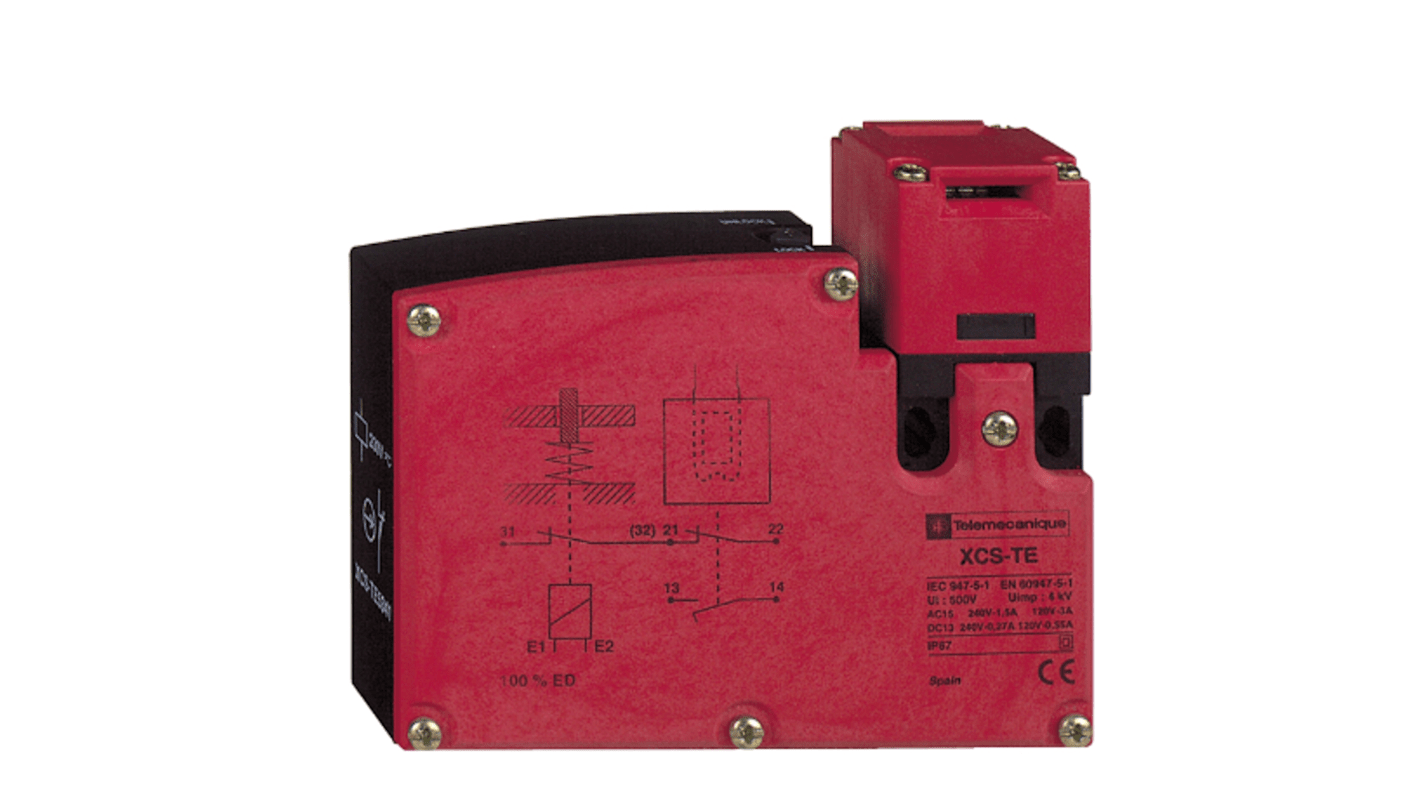 Interruttore di interblocco a solenoide Telemecanique Sensors XCS, 1NC/1NA