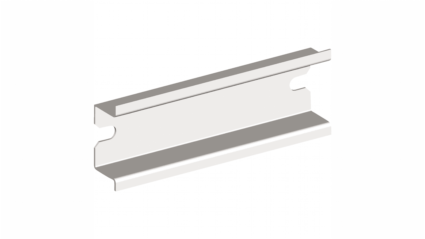 Carril DIN Sin perforar Schneider Electric, dim. 305mm x 15mm x 35mm, rail simétrico