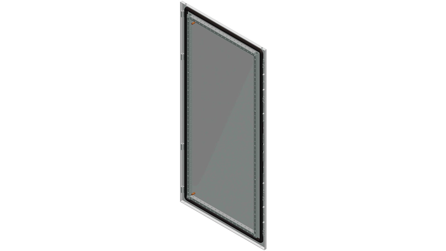 Schneider Electric NSYSFD128 Series Lockable RAL 7035 Plain Door, 1200mm H, 800mm W for Use with Spacial SF