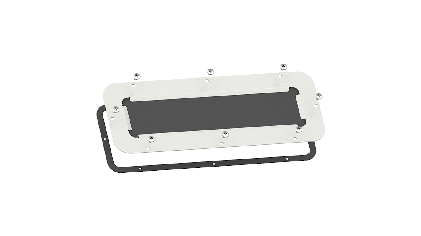 Schneider Electric NSYTLFME Series RAL 7035 Gland Plate, 30mm H, 545mm W for Use with Spacial S3D