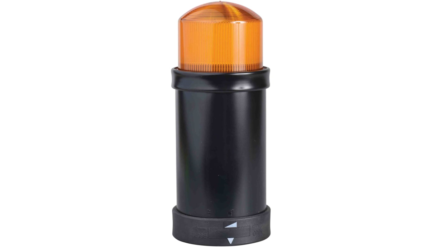 Schneider Electric XVBC Series Amber Flashing Effect Flashing Light Element, 48 V, Discharge Tube Bulb, AC/DC