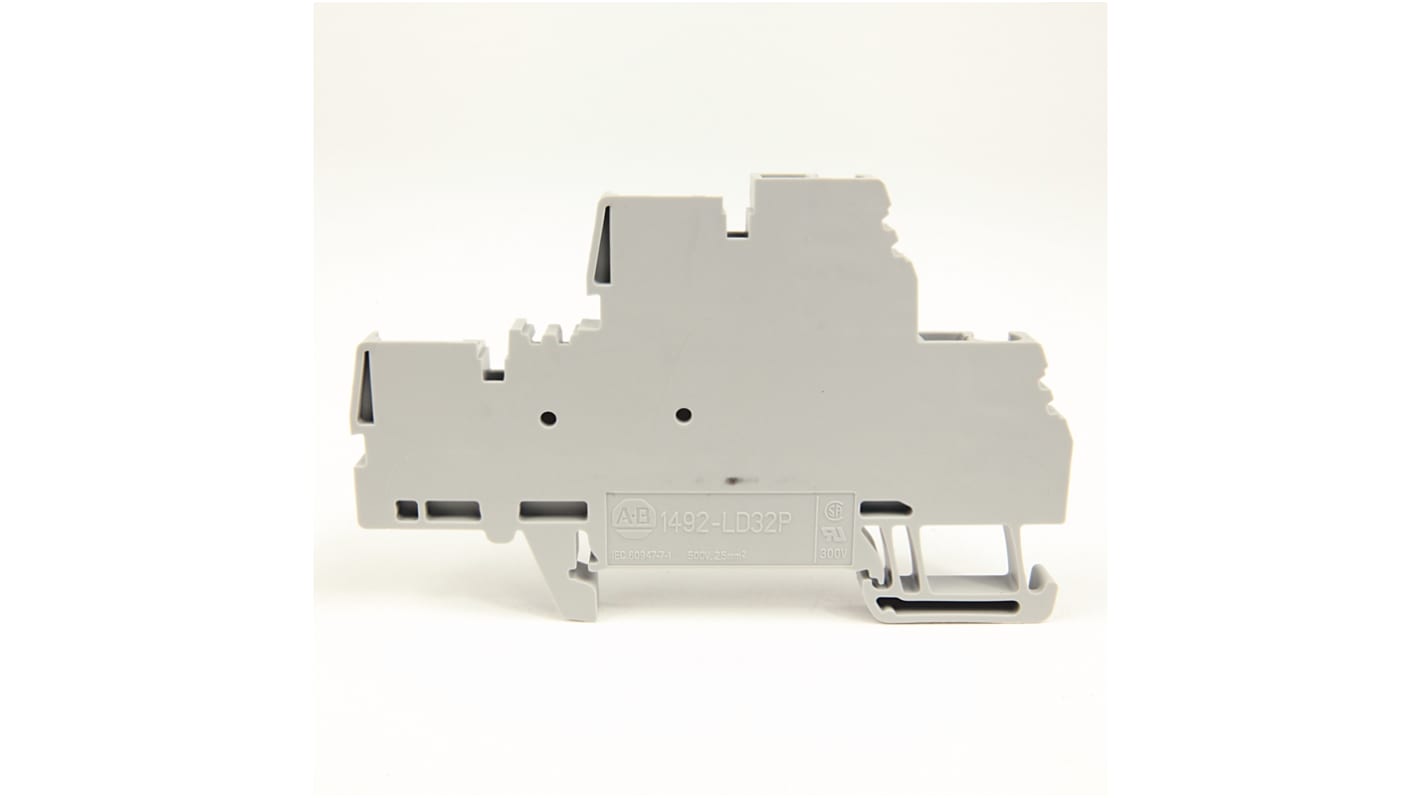 Morsettiera per guida DIN Rockwell Automation, Grigio, 20 A, 24 A, 25 A