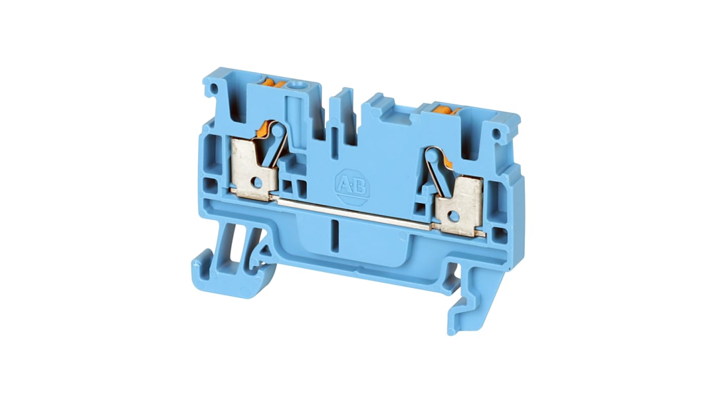 Morsettiera per guida DIN Rockwell Automation, Blu, 20 A, 21 A, 24 A