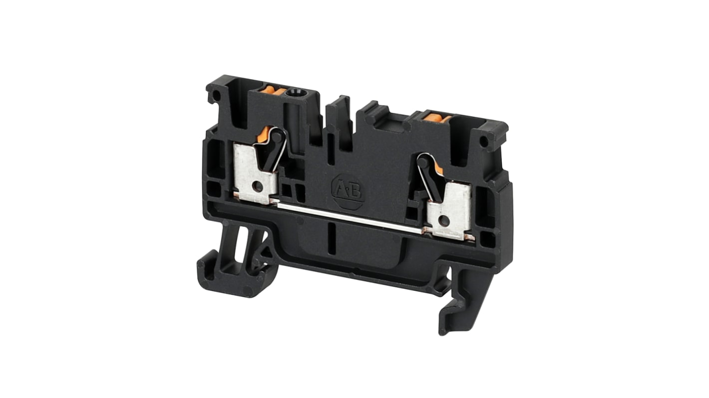 Morsettiera per guida DIN Rockwell Automation, Nero, 20 A, 21 A, 24 A