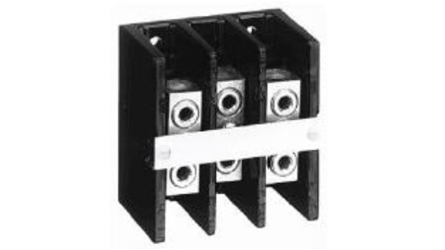 Bloc de distribution Rockwell Automation 3 voies, section de fils 2/0 → 14 AWG, 175A, 600 V