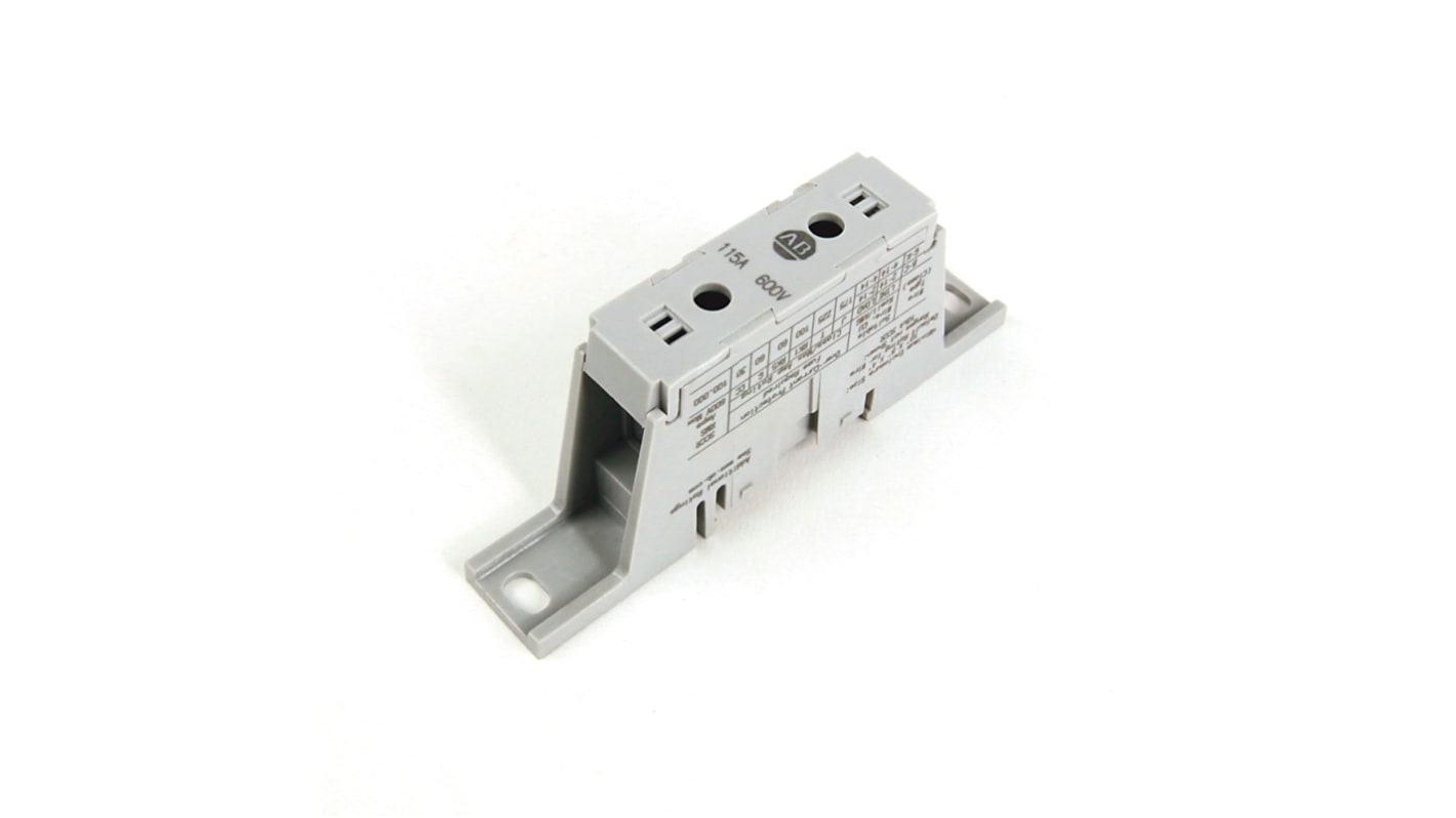 Rockwell Automation Schraub Verteilerblock 1-polig , 14 AWG, 115A / 600 V, Aluminium