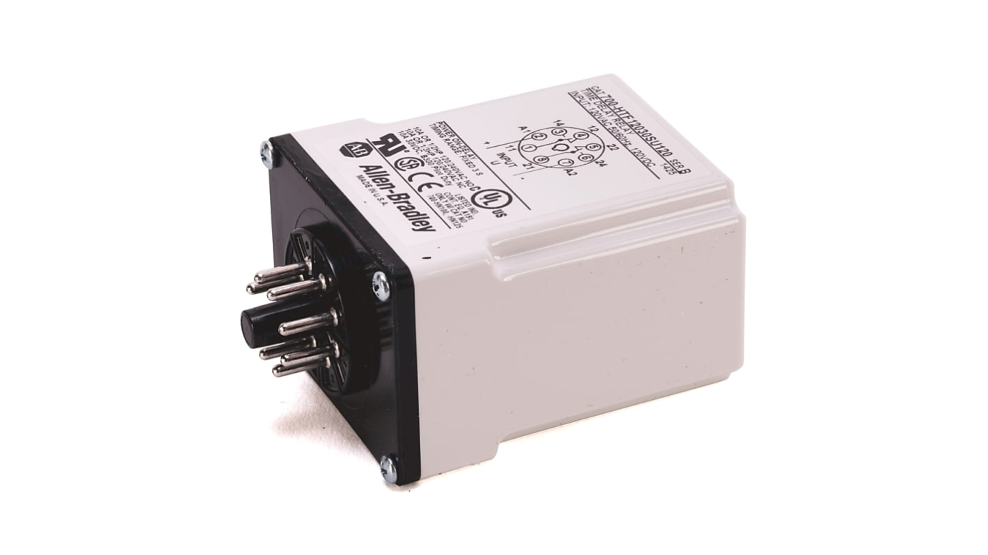 Rockwell Automation Timer Relay, 120V ac, 1-Function