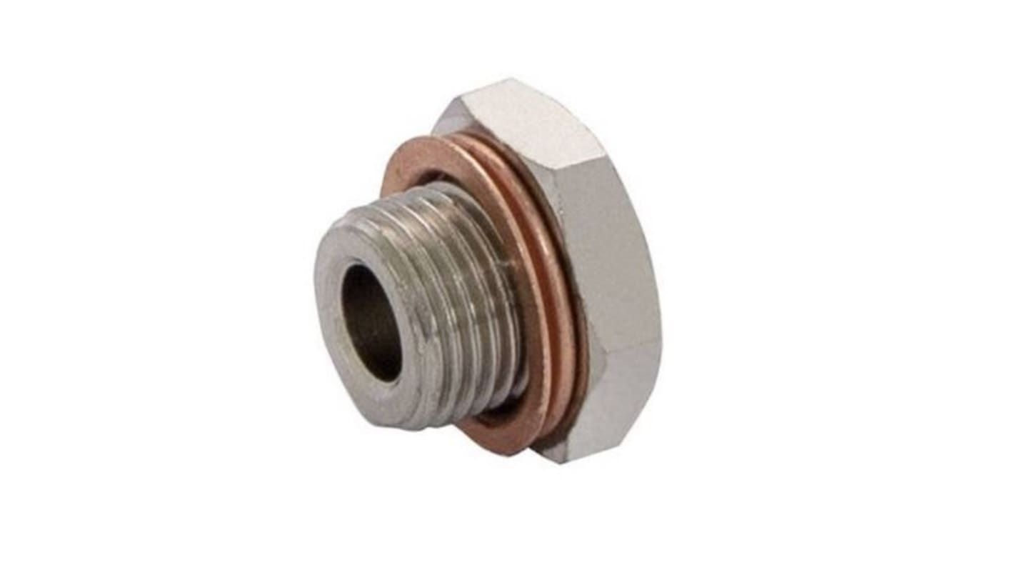 IMI Norgren Nickel Plated Brass Plug Fitting