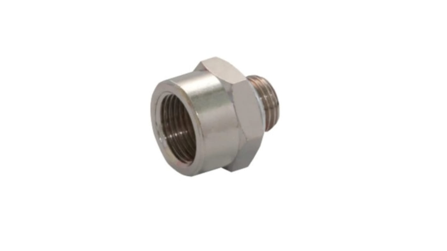 Norgren 16 Series Expanding Connector, G 1/4 Male to G 3/8 Female, Threaded Connection Style, 16023