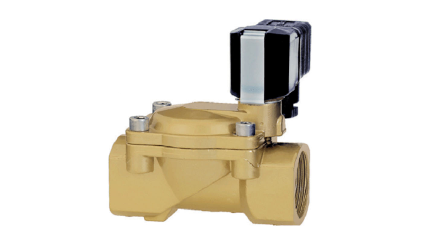 Valvola pilota con solenoide Norgren, G 1-1/2, funzione NC, azionamento Solenoide/Pilota, 230V ca