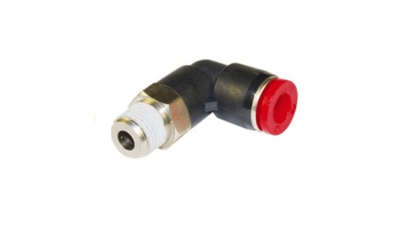 Norgren C0147 Series Threaded-to-Tube, Push In 6 mm to R 1/2, Threaded-to-Tube Connection Style