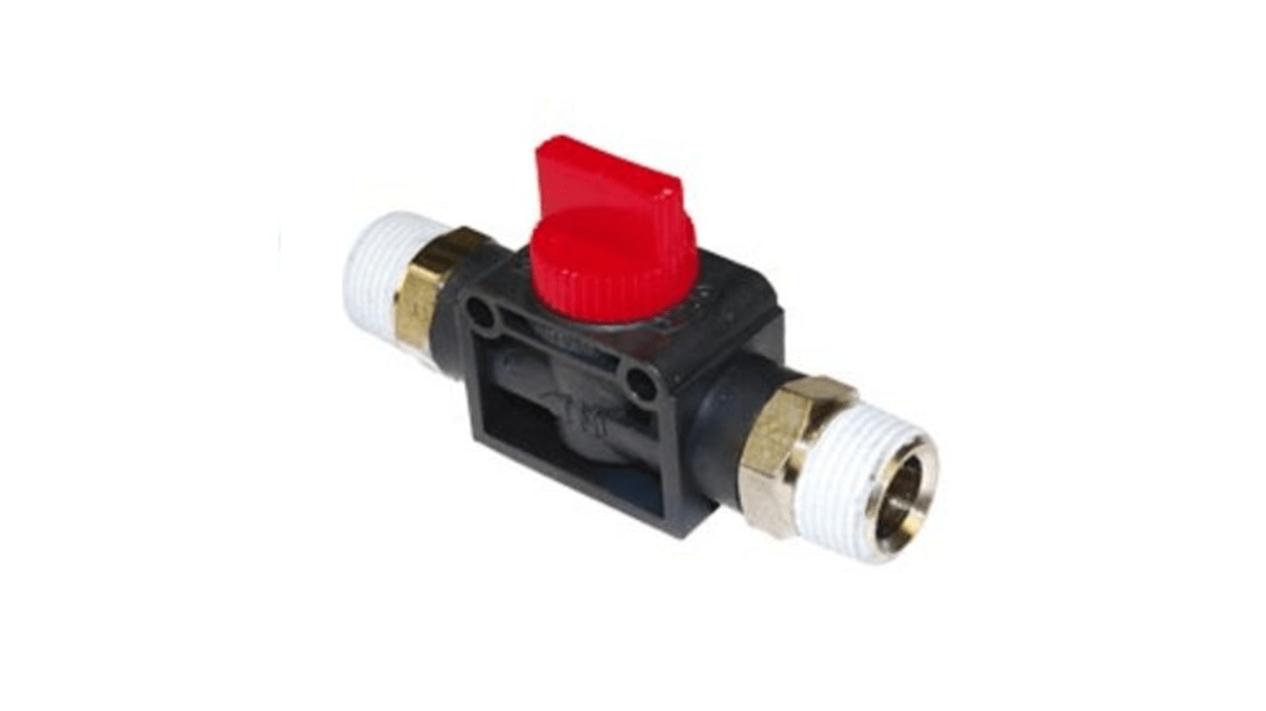 Norgren Shunt off valve Pneumatic Manual Control Valve Pneufit C Series, 3/8, III B