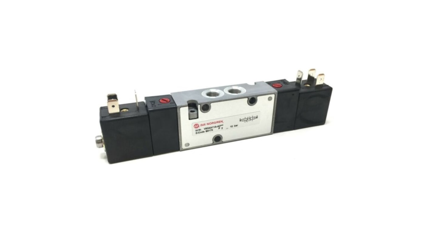 Norgren Pneumatic Solenoid Valve - Solenoid/Solenoid V60 Series