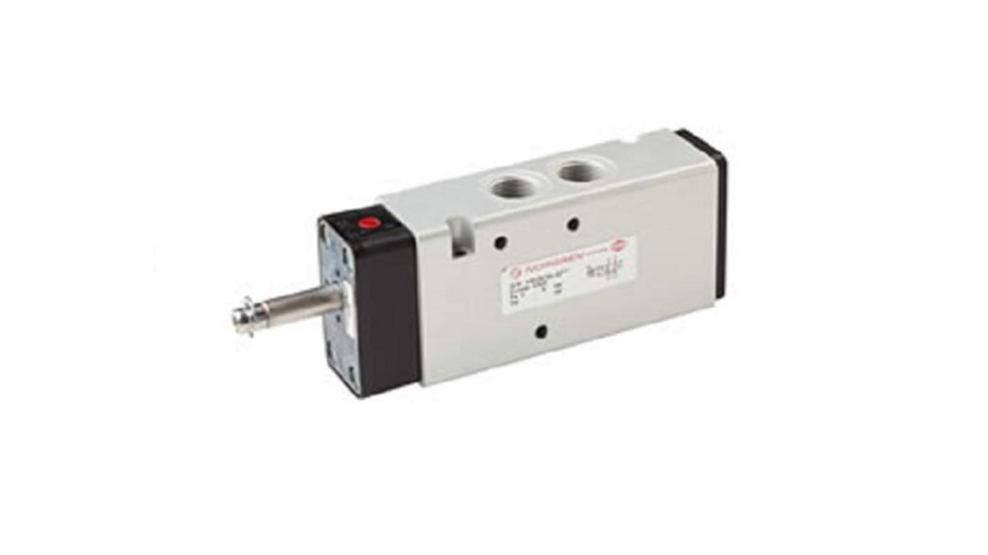 Elettrovalvole per pneumatica Norgren, G 3/8, funzione 5/2, azionamento Solenoide/Molla