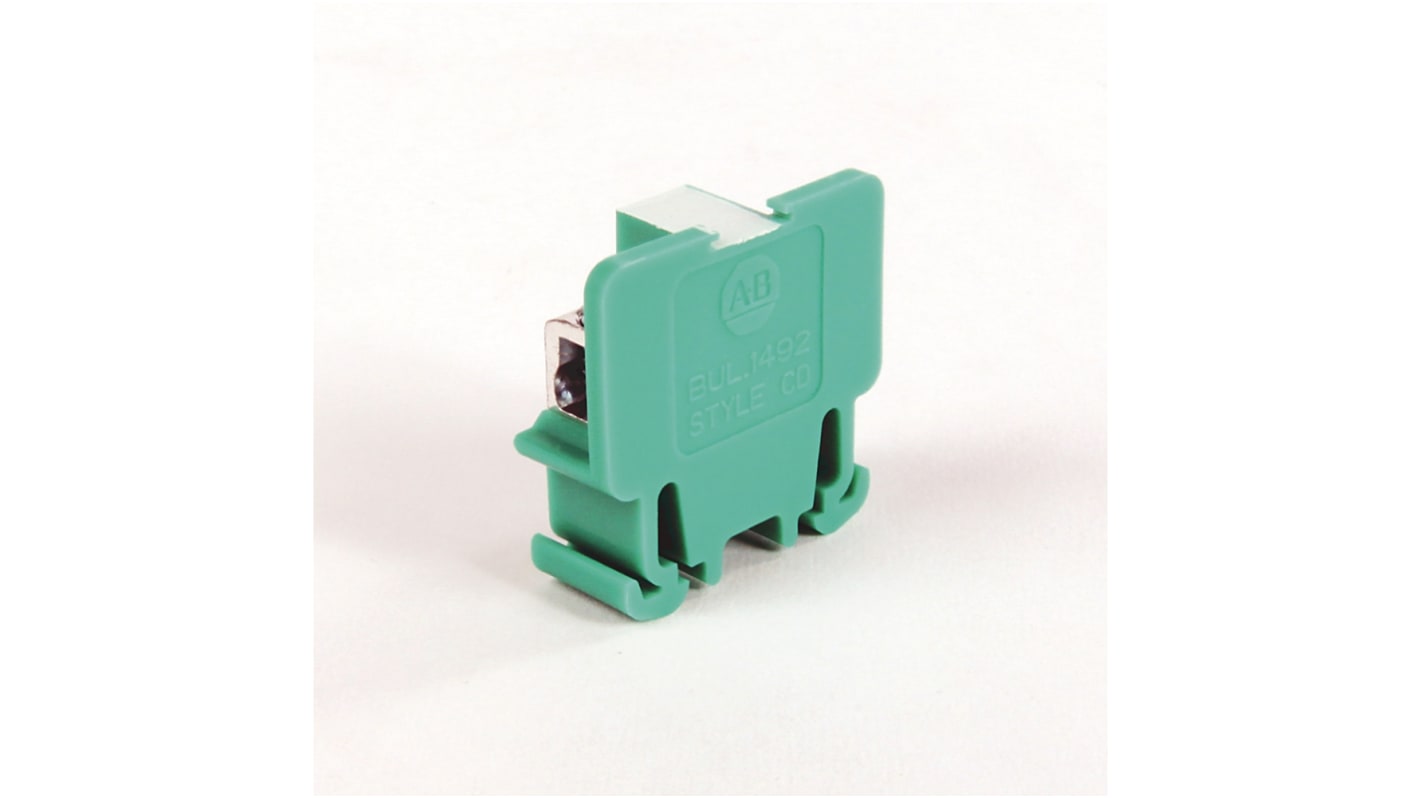 Rockwell Automation 1492 Series White DIN Rail Terminal Block, 2.5 → 25mm², Screw Termination