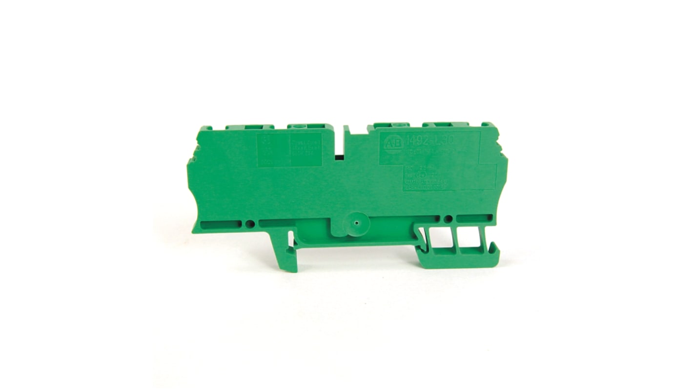 Rockwell Automation 1492 Series Red DIN Rail Terminal Block, 2.5mm², Spring Clamp Termination, ATEX, IECEx