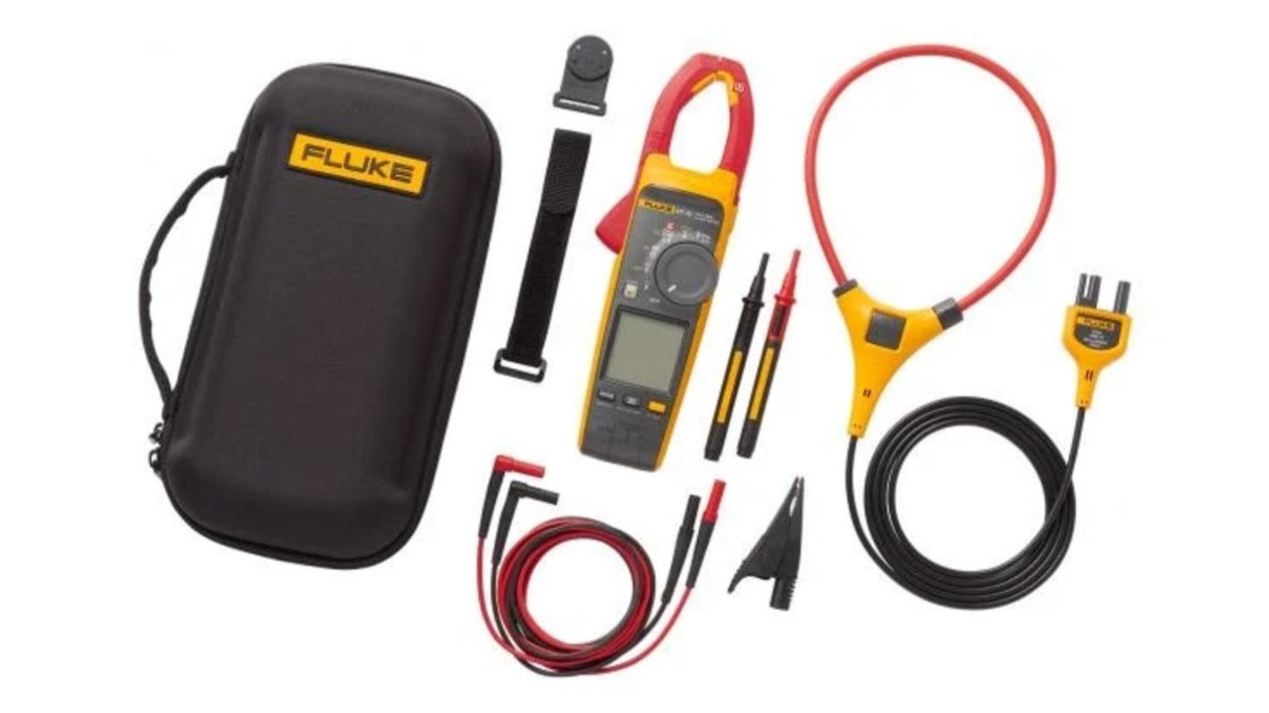 Fluke 377 FC Lakatfogó (AC/DC lakatfogós mérőműszer) 2500A ac, 1000V ac, 1000V dc, valódi RMS, CAT III 1000V, AA, 274 x