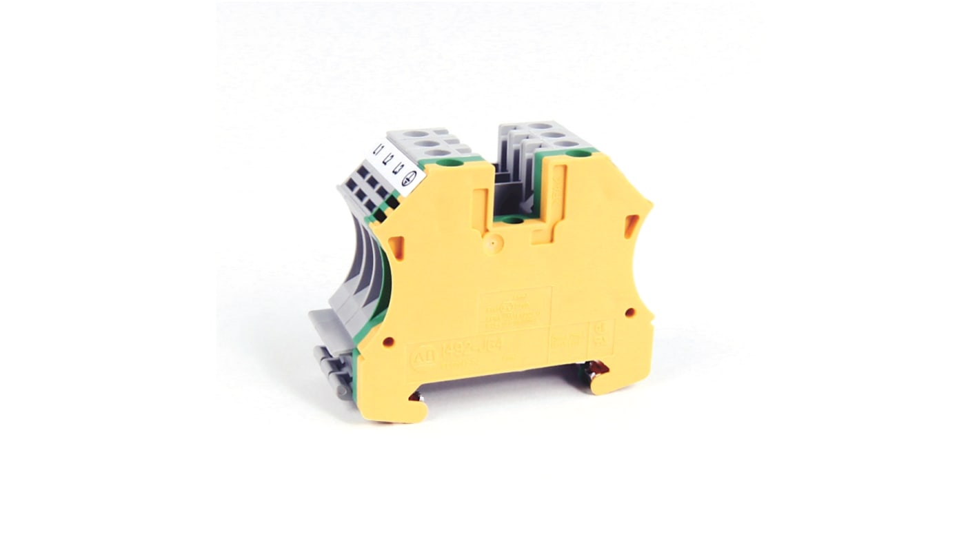 Rockwell Automation 1492 Series Screw Terminal, 2-Way, 35A, 26 → 10 AWG Wire, Screw Cage Termination