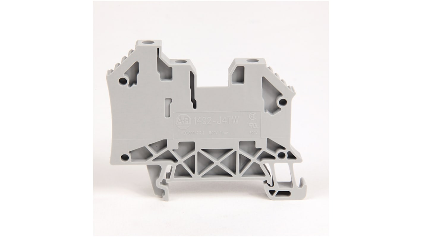 Bloc de jonction à vis Rockwell Automation 1492, 2 pôles , Cage à vis, 32A