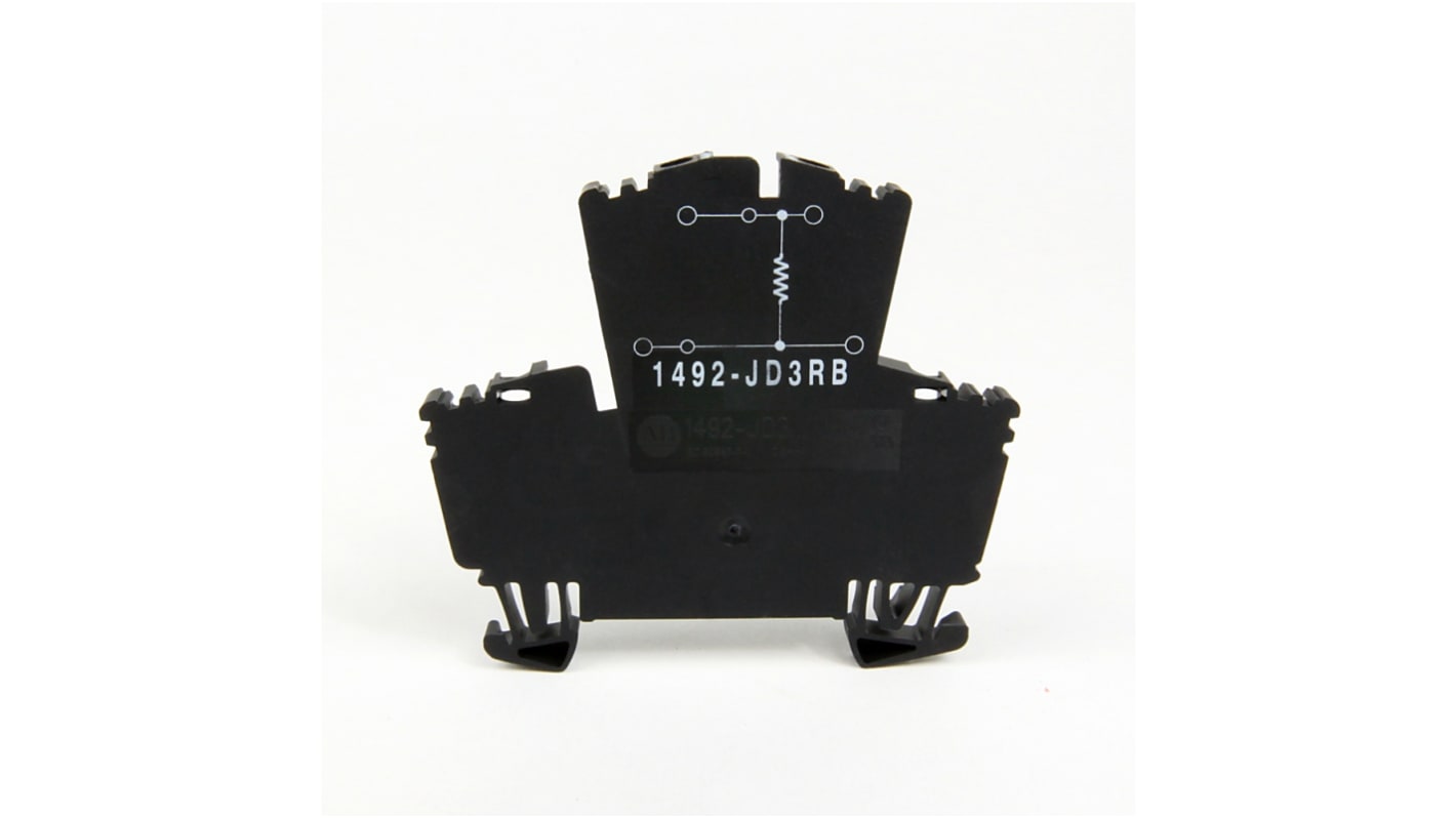 Rockwell Automation 1492 Series Screw Terminal, 4-Way, 10A, 30 → 12 AWG Wire, Screw Cage Termination