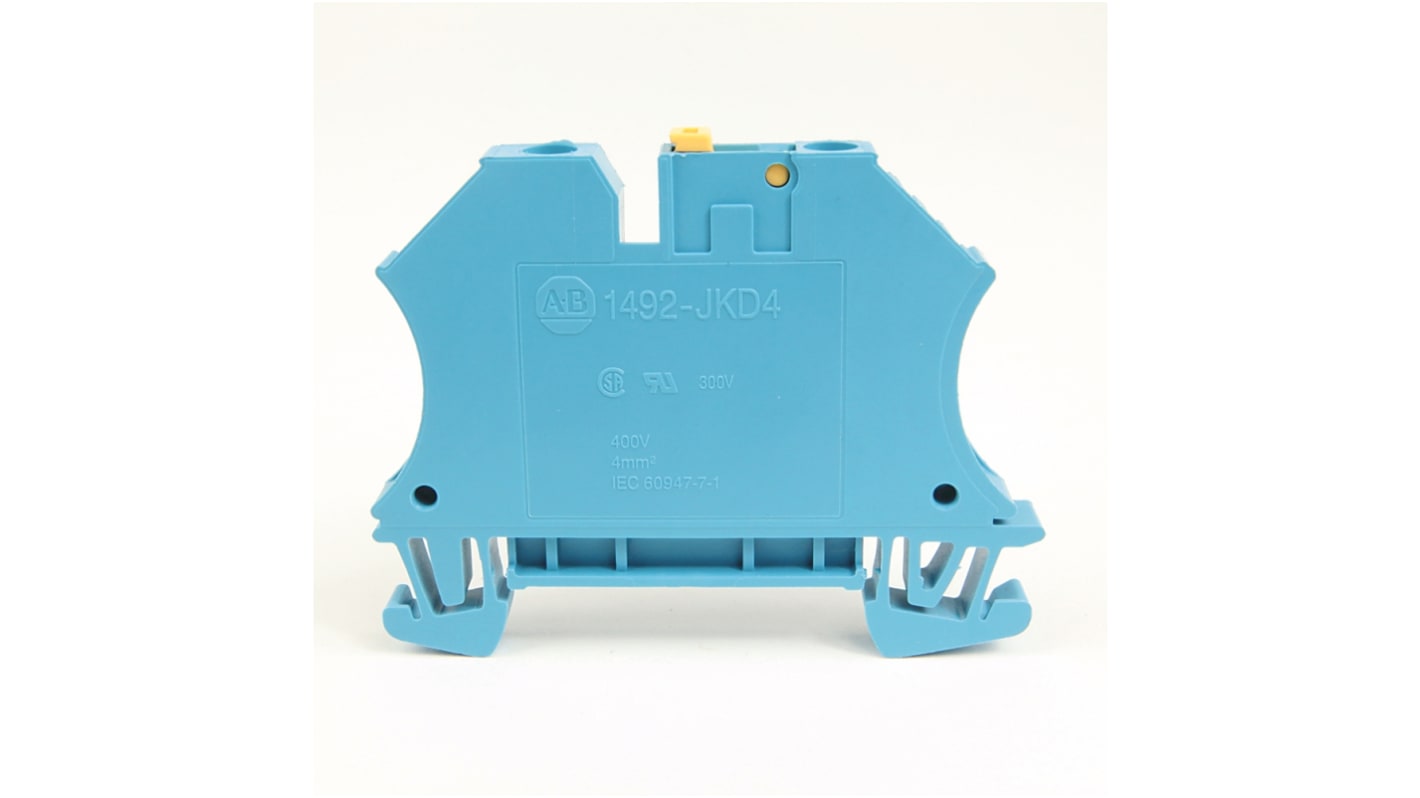 Bloc de jonction à vis Rockwell Automation 1492, 3 pôles , Cage à vis, 10A