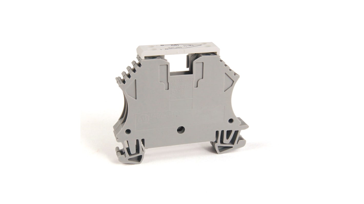 Rockwell Automation 1492 Series Screw Terminal, 3-Way, 10A, 22 → 12 Wire, Screw Cage Termination