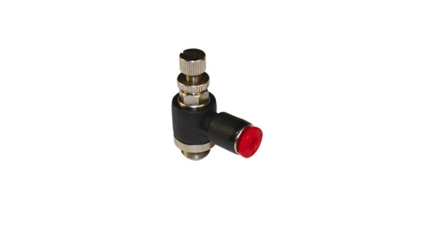 Regolatore di flusso Norgren serie Pneutic C., ingresso tubo 10mm, uscita tubo 10mm