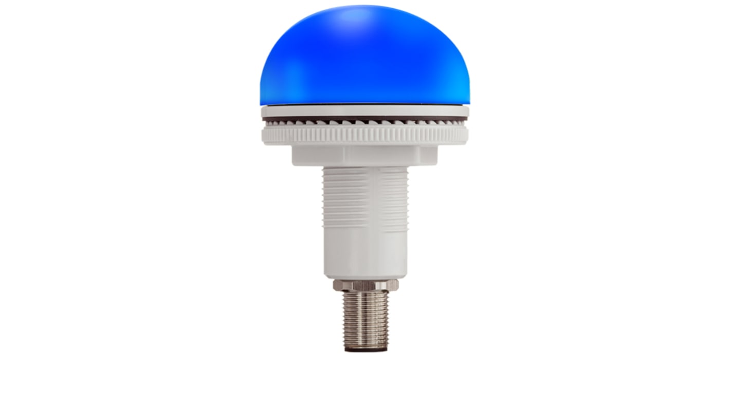 RS PRO, LED Verschiedene Lichteffekte Signalleuchte Blau, 12 → 24 V, Ø 50mm x 26.5mm