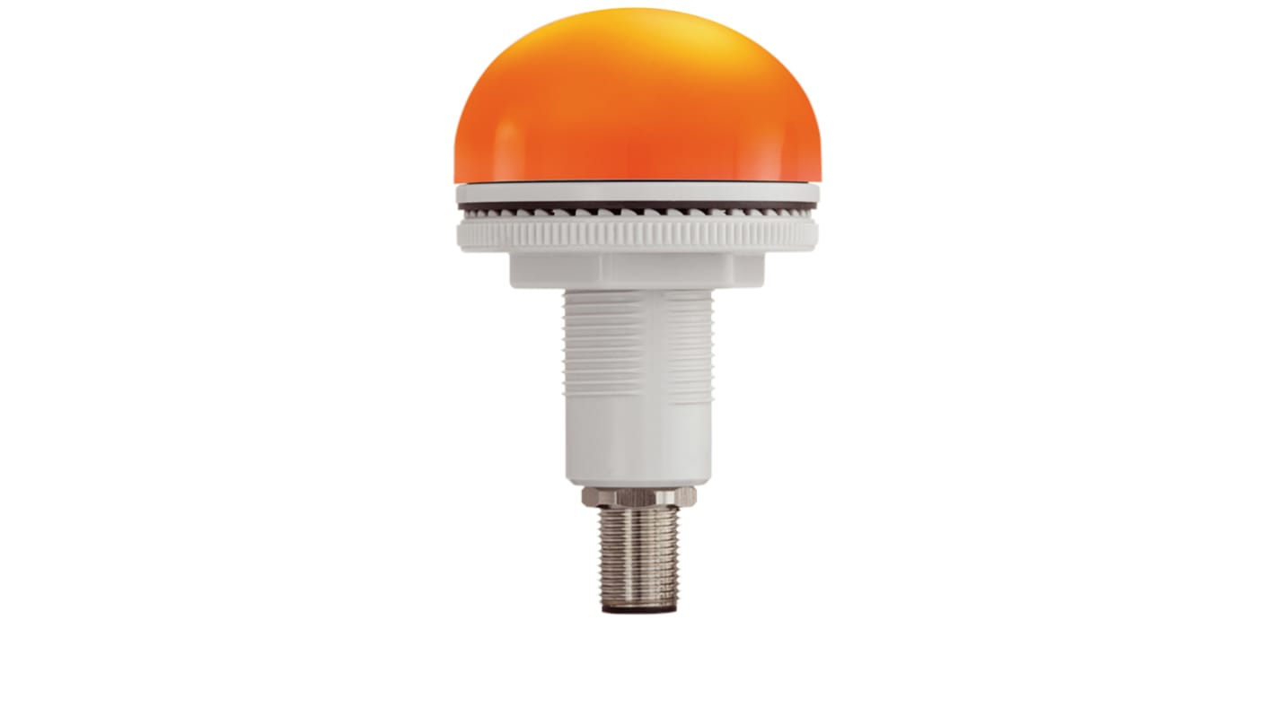 RS PRO Amber Multiple Effect Beacon, 12 → 24 V, Panel Mount, LED Bulb, IP66