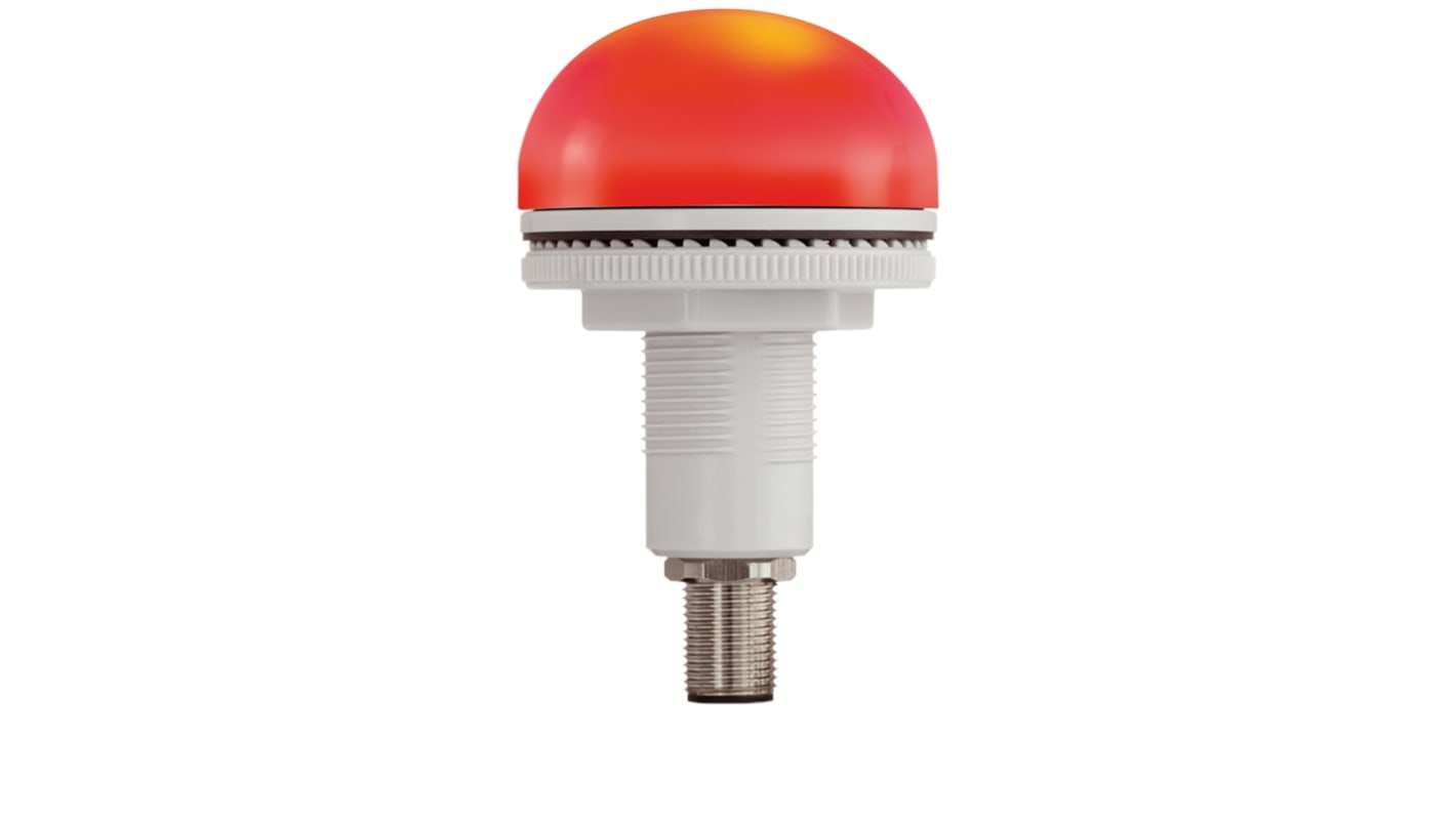 RS PRO, LED Verschiedene Lichteffekte Signalleuchte Rot, 12 → 24 V, Ø 50mm x 26.5mm