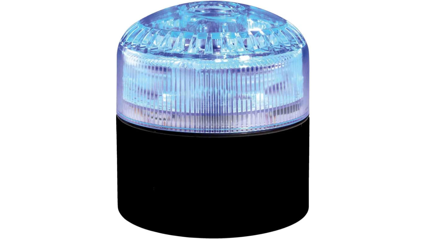 Indicator luminoso y acústico LED RS PRO, 12 → 24 V., Azul, 105dB @ 1m, IP65