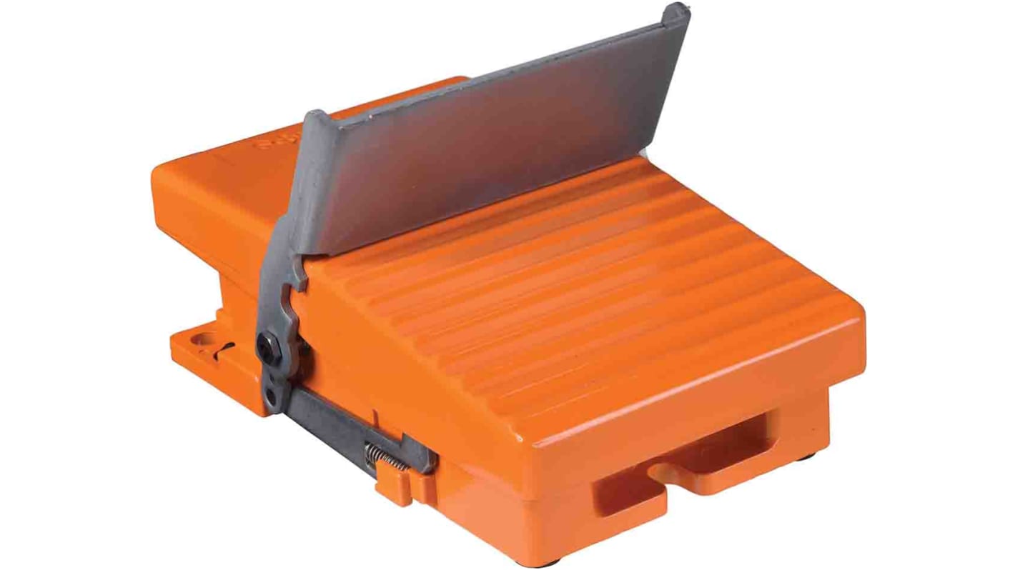 Interrupteur Pied Industriel 250V Interrupteur à Pédale Industriel 250V 10A - Alliage Aluminium Antidérapant Avec Protection Pédale Marche/arrêt Machines