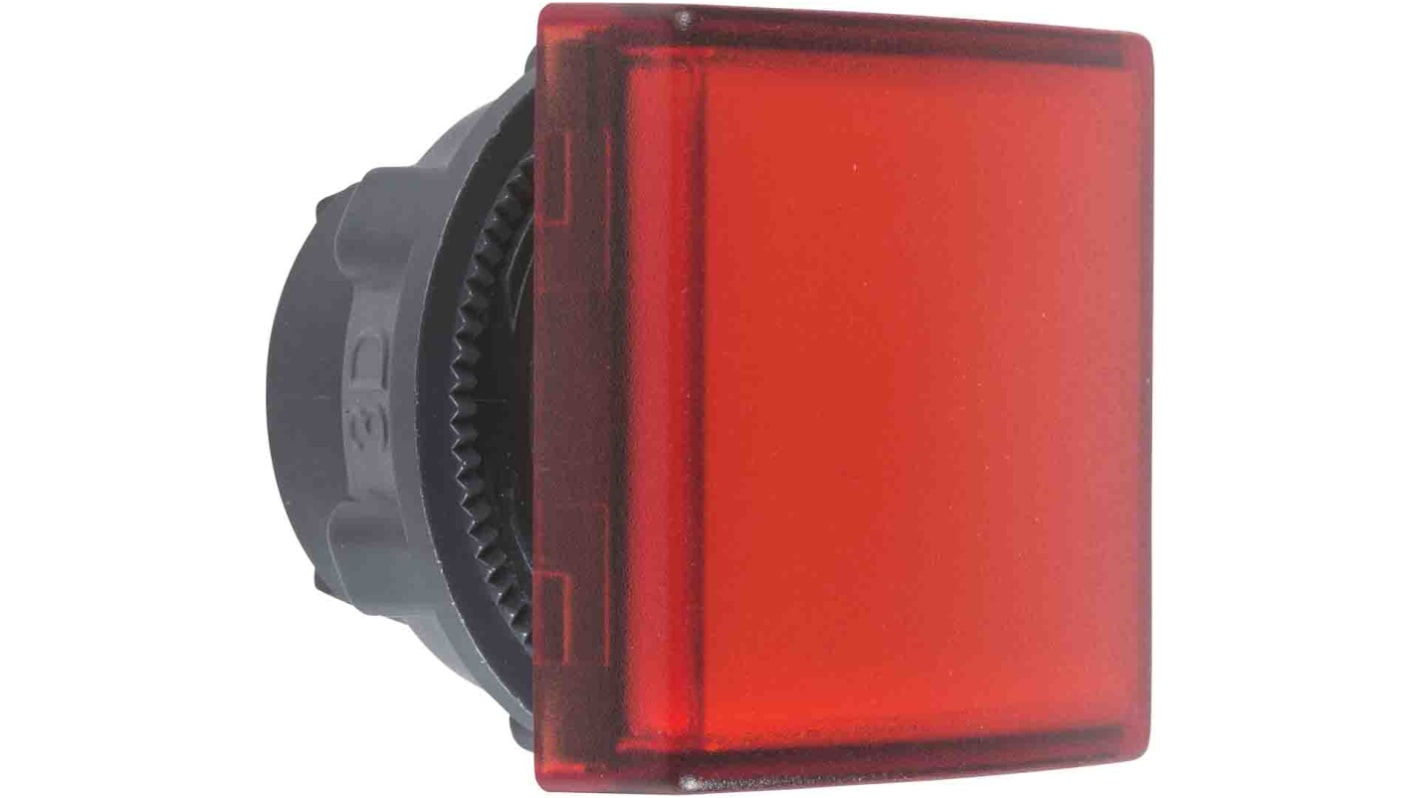 Schneider Electric Red Pilot Light Head, 22mm Cutout ZB5 Series