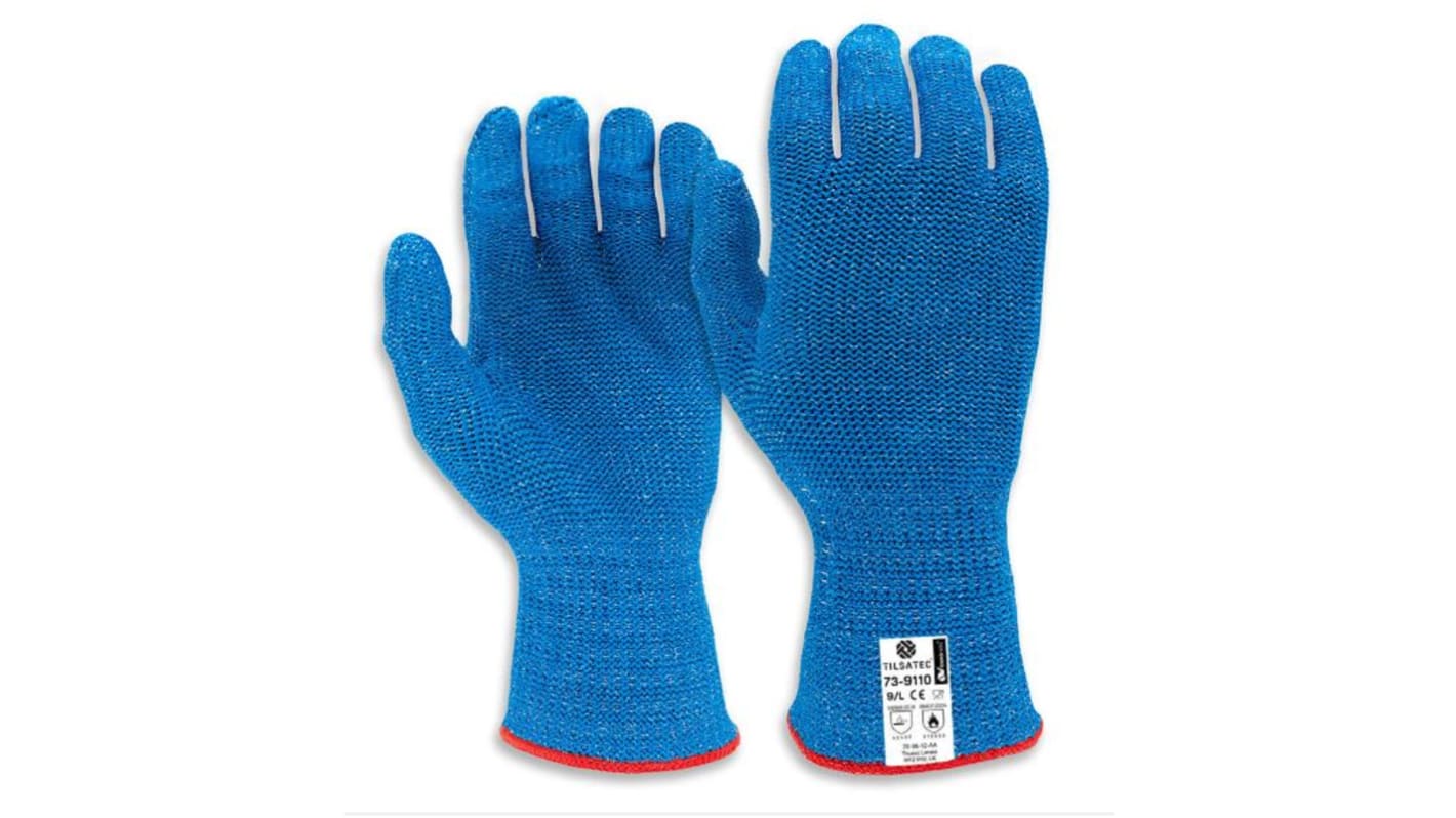 Tilsatec Blue Cut Resistant Gloves, Size 8