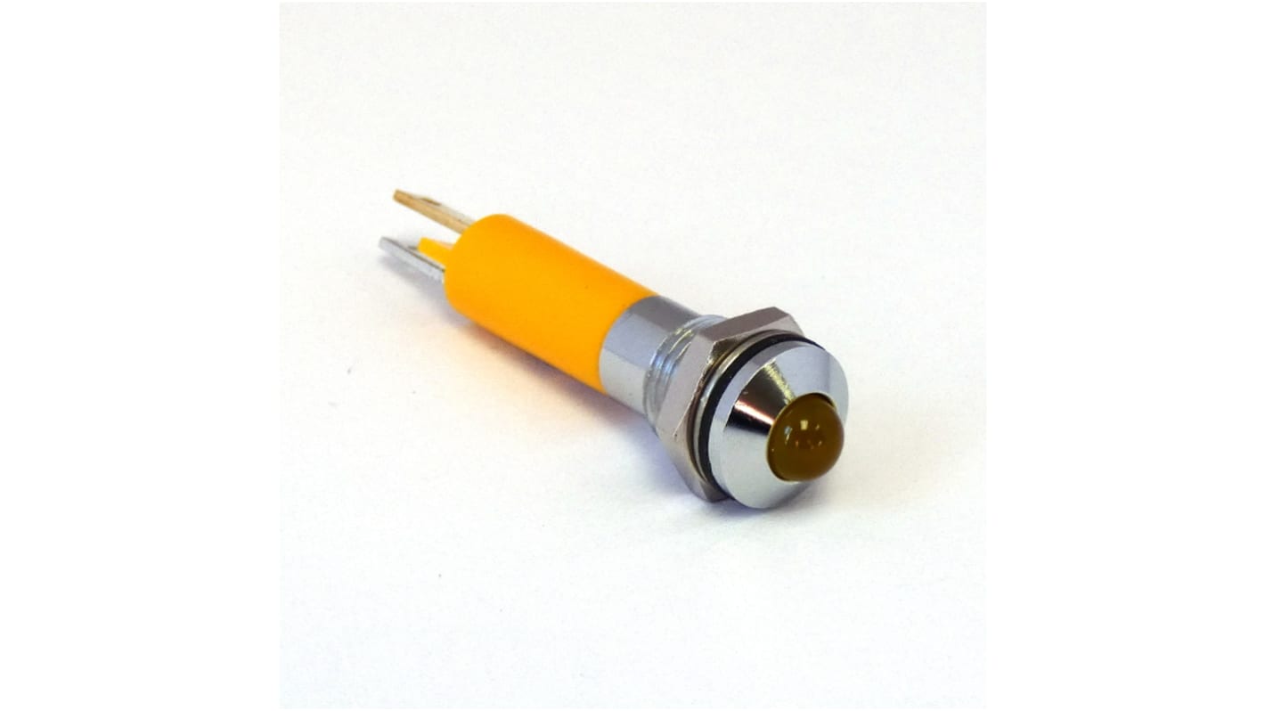 CML Innovative Technologies Panel Mount Indicator, 8mm Mounting Hole Size, Solder Tab Termination, IP67