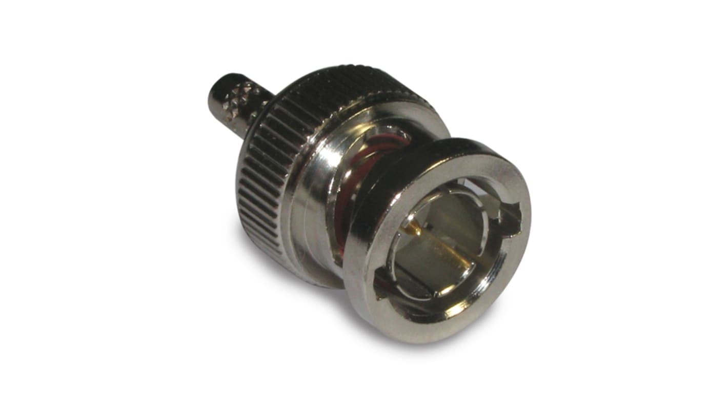 Amphenol RF 112133 Series, Plug Cable Mount BNC Connector, 50Ω, Crimp Termination, Straight Body