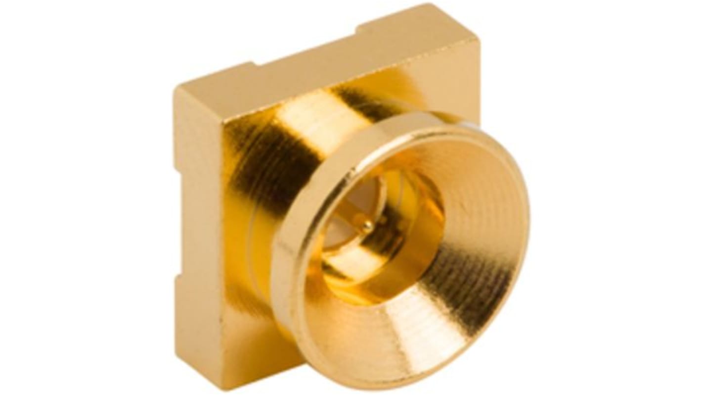 Conector coaxial Amphenol RF SMP-MSLD-PCS-16, Hembra, Recto, Impedancia 50Ω, Montaje en PCB, Oro