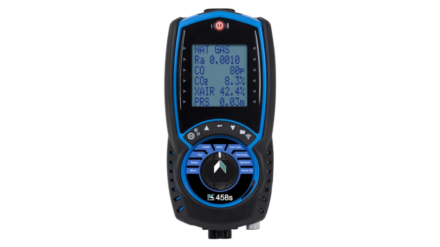 Kane KANE458s Flue Gas Analyser, 0.3%, 5%, 400mbar Max