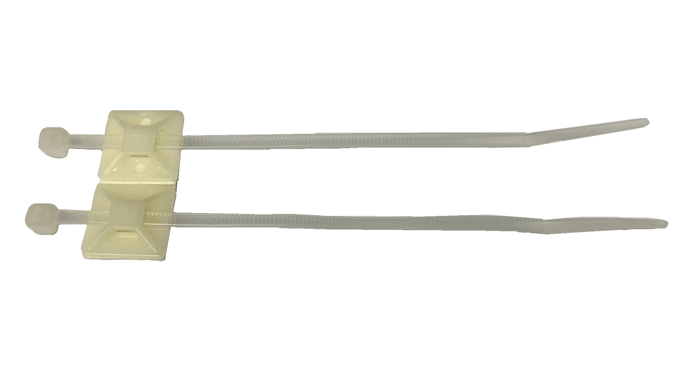 RS PRO Cable Tie, Natural Nylon